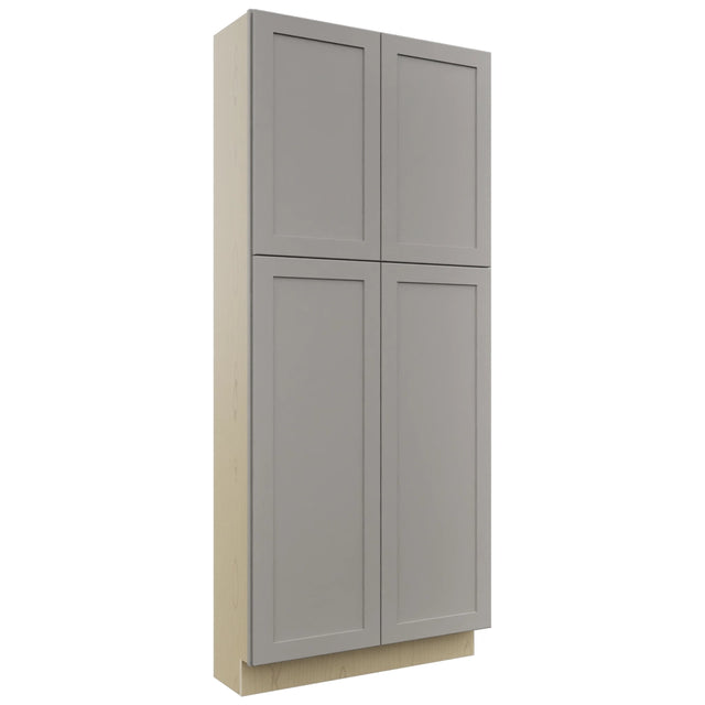 Fabuwood Galaxy Nickel TP361284 Tall Pantry Cabinet, Front View