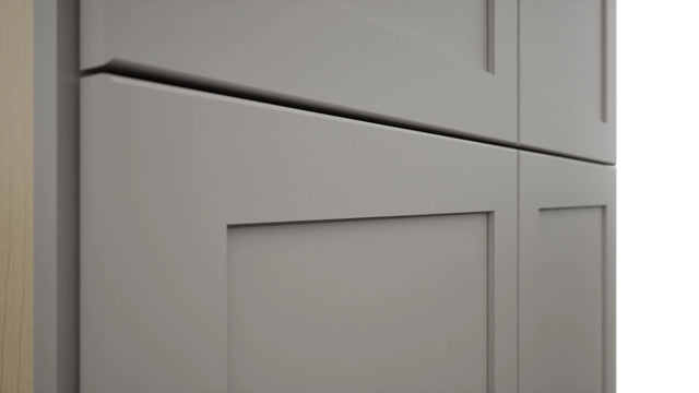 Fabuwood Galaxy Nickel TP361284 Tall Pantry Cabinet, Detail View