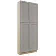 Fabuwood Galaxy Nickel TP361290 Tall Pantry Cabinet, Front View