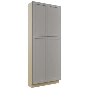 Fabuwood Galaxy Nickel TP361290 Tall Pantry Cabinet, Front View