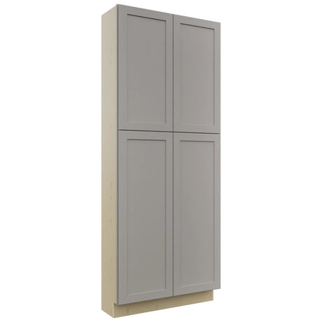 Fabuwood Galaxy Nickel TP361290 Tall Pantry Cabinet, Front View