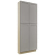 Fabuwood Galaxy Nickel TP361293 Tall Pantry Cabinet, Front View