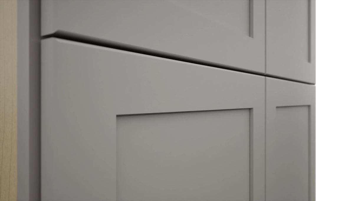 Fabuwood Galaxy Nickel TP361293 Tall Pantry Cabinet, Detail View