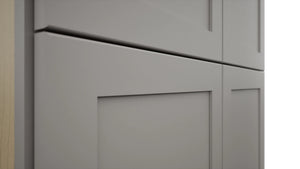 Fabuwood Galaxy Nickel TP361293 Tall Pantry Cabinet, Detail View