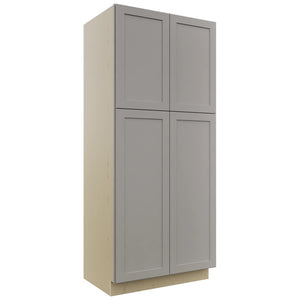 Fabuwood Galaxy Nickel TP362484 Tall Pantry Cabinet, Front View