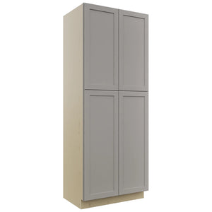 Fabuwood Galaxy Nickel TP362493 Tall Pantry Cabinet, Front View