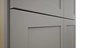 Fabuwood Galaxy Nickel TP362493 Tall Pantry Cabinet, Detail View