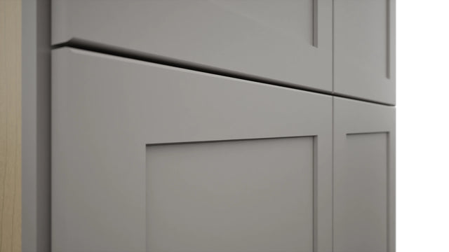 Fabuwood Galaxy Nickel TP362493 Tall Pantry Cabinet, Detail View