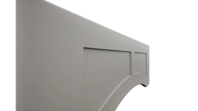 Fabuwood Galaxy Nickel VARP48 Wall Valance, Detail View