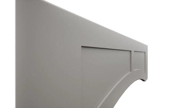Fabuwood Galaxy Nickel VARP54 Wall Valance, Detail View