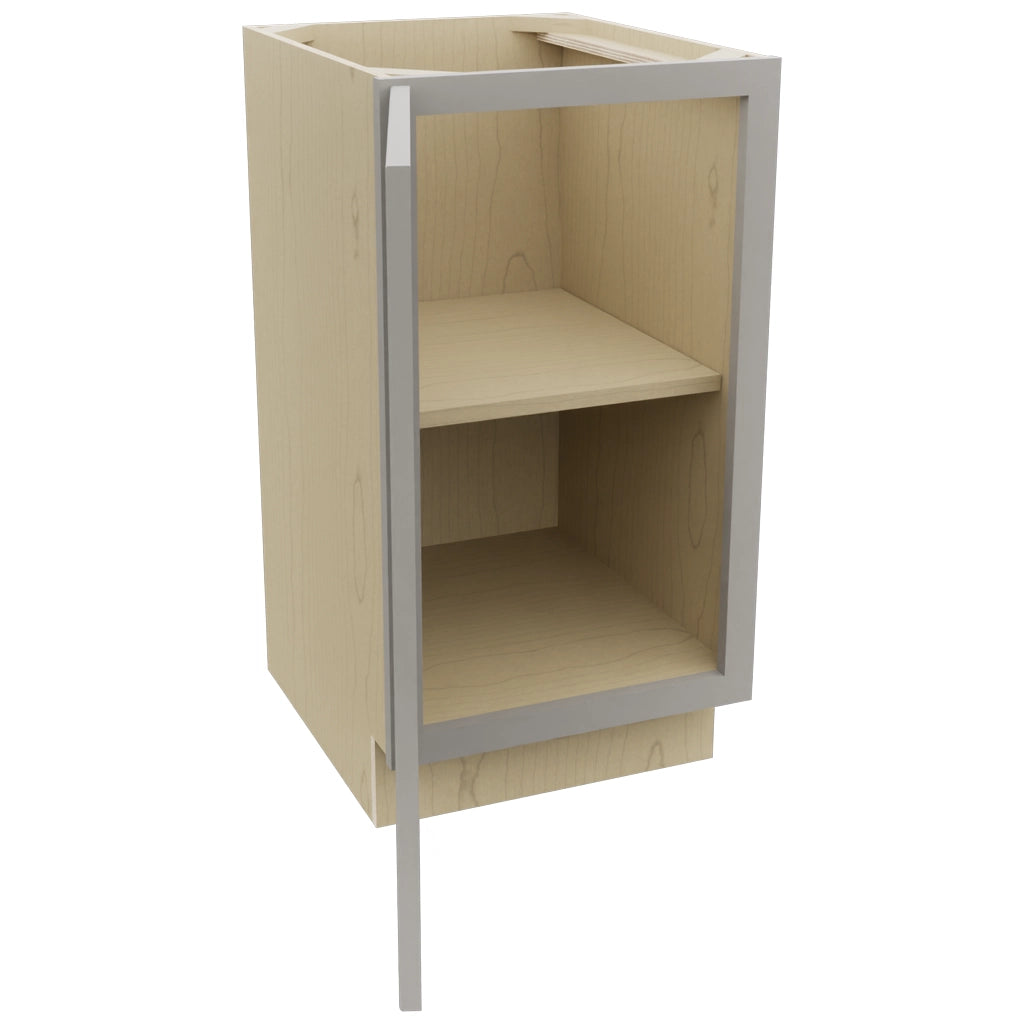 Fabuwood Galaxy Nickel VB18FD Vanity Base Full Height Cabinet, Open View