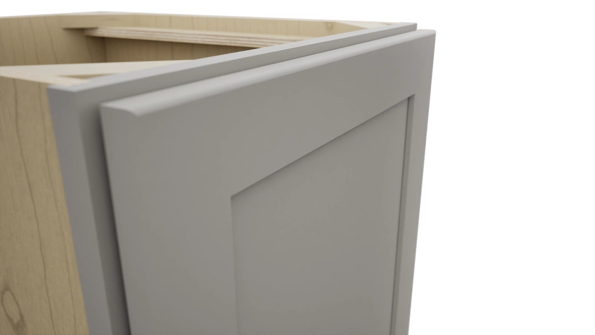 Fabuwood Galaxy Nickel VB18FD Vanity Base Full Height Cabinet, Detail View