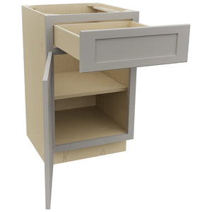 Fabuwood Galaxy Nickel VB21-34 Vanity Base Standard Cabinet, Open View