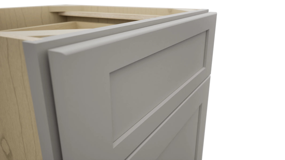 Fabuwood Galaxy Nickel VB21-34 Vanity Base Standard Cabinet, Detail View