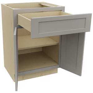 Fabuwood Galaxy Nickel VB24-34 Vanity Base Standard Cabinet, Open View
