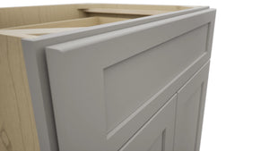 Fabuwood Galaxy Nickel VB27-34 Vanity Base Standard Cabinet, Detail View