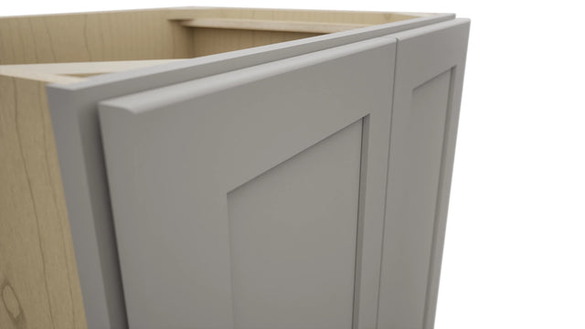 Fabuwood Galaxy Nickel VB27FD Vanity Base Full Height Cabinet, Detail View