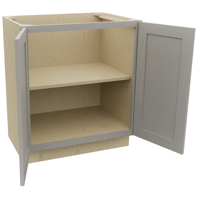 Fabuwood Galaxy Nickel VB30FD Vanity Base Full Height Cabinet, Open View