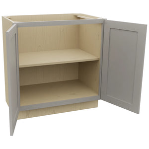 Fabuwood Galaxy Nickel VB33FD Vanity Base Standard Cabinet, Open View