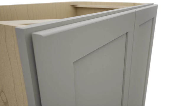 Fabuwood Galaxy Nickel VB33FD Vanity Base Standard Cabinet, Detail View