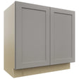 Fabuwood Galaxy Nickel VB36FD Vanity Base Full Height Cabinet, Front View