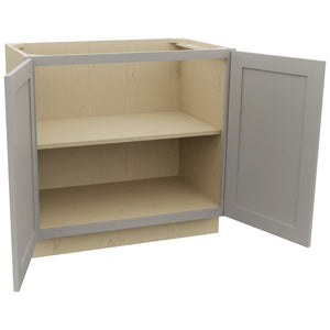 Fabuwood Galaxy Nickel VB36FD Vanity Base Full Height Cabinet, Open View