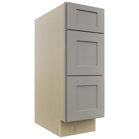 Fabuwood Galaxy Nickel VDB12-34 Vanity Drawer Cabinet, Front View