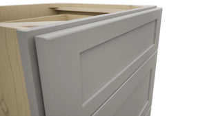 Fabuwood Galaxy Nickel VDB24-34 Vanity Drawer Cabinet, Detail View