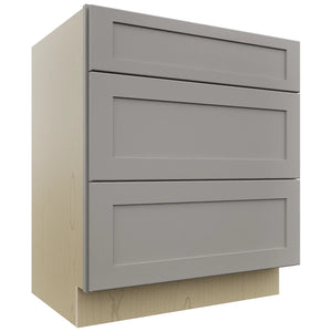 Fabuwood Galaxy Nickel VDB30-34 Vanity Drawer Cabinet, Front View