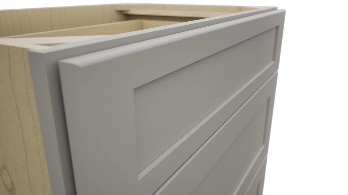 Fabuwood Galaxy Nickel VDB30-34 Vanity Drawer Cabinet, Detail View