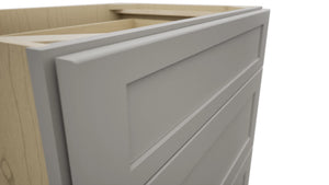 Fabuwood Galaxy Nickel VDB30-34 Vanity Drawer Cabinet, Detail View