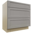 Fabuwood Galaxy Nickel VDB33-34 Vanity Drawer Cabinet, Front View