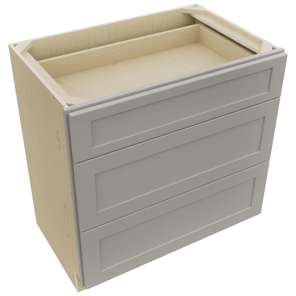 Fabuwood Galaxy Nickel VDB33-34 Vanity Drawer Cabinet, Top View