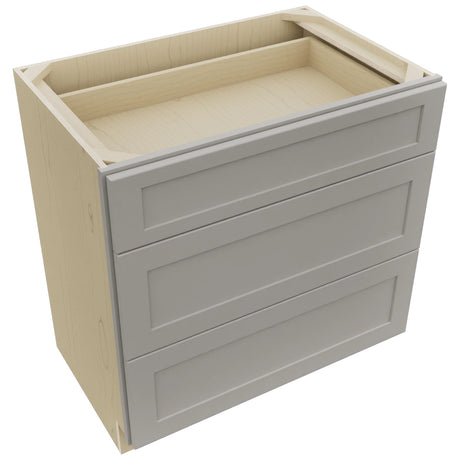 Fabuwood Galaxy Nickel VDB33-34 Vanity Drawer Cabinet, Top View