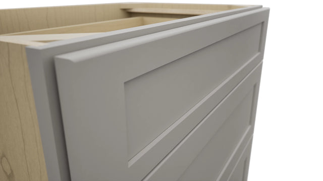 Fabuwood Galaxy Nickel VDB33-34 Vanity Drawer Cabinet, Detail View