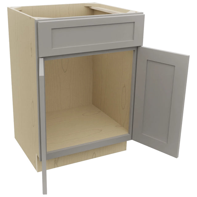 Fabuwood Galaxy Nickel VSB24-34 Vanity Sink Cabinet, Open View