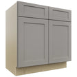 Fabuwood Galaxy Nickel VSB33-34 Vanity Sink Cabinet, Front View