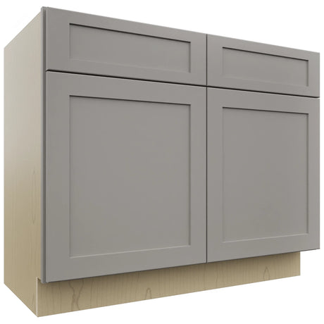 Fabuwood Galaxy Nickel VSB42-34 Vanity Sink Cabinet, Front View