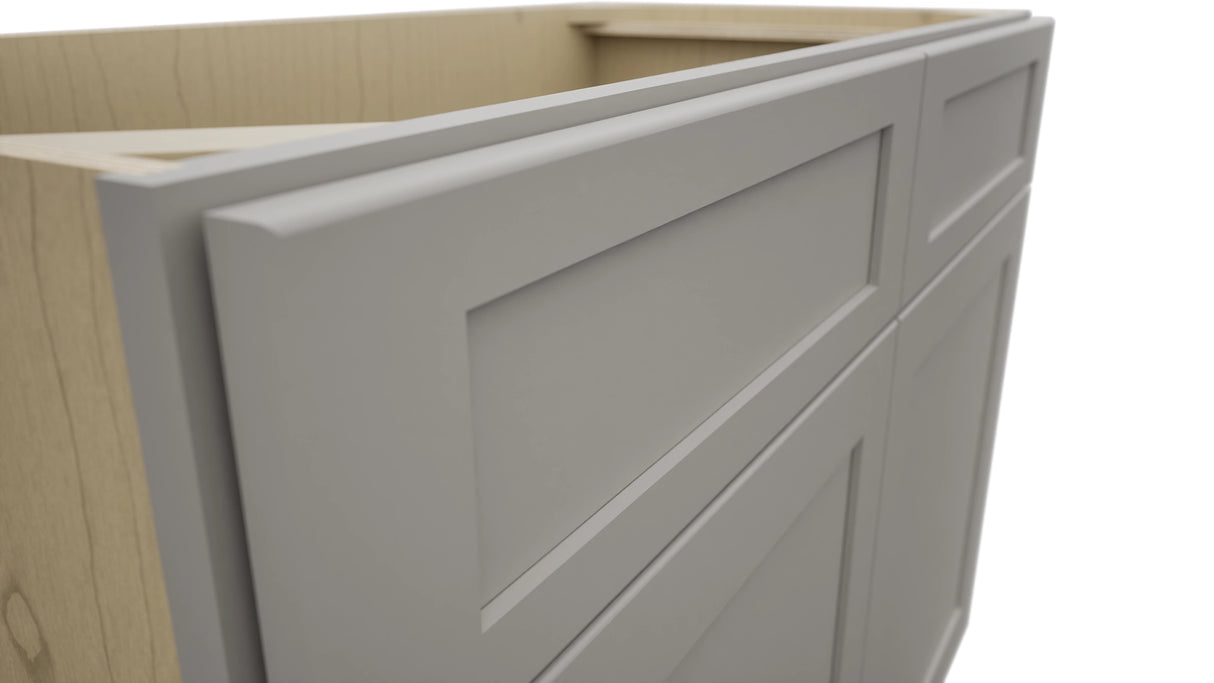 Fabuwood Galaxy Nickel VSB42-34 Vanity Sink Cabinet, Detail View