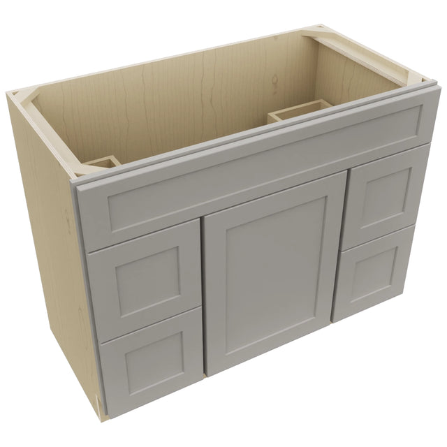 Fabuwood Galaxy Nickel VSD30DL Vanity Combo Cabinet, Top View