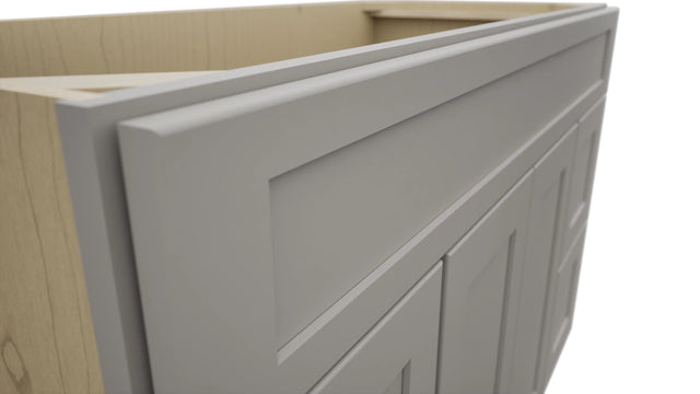 Fabuwood Galaxy Nickel VSD30DR Vanity Combo Cabinet, Detail View