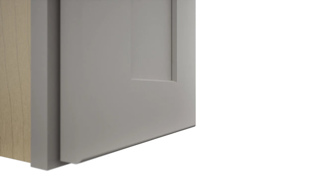 Fabuwood Galaxy Nickel W0936 Wall Standard Cabinet, Detail View