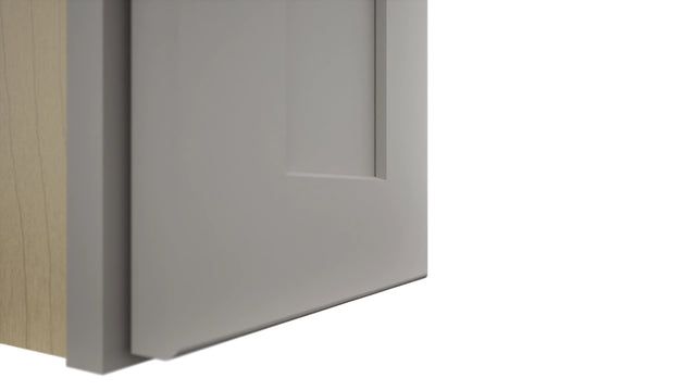 Fabuwood Galaxy Nickel W0939 Wall Standard Cabinet, Detail View