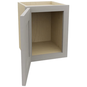 Fabuwood Galaxy Nickel W1215 Wall Standard Cabinet, Open View