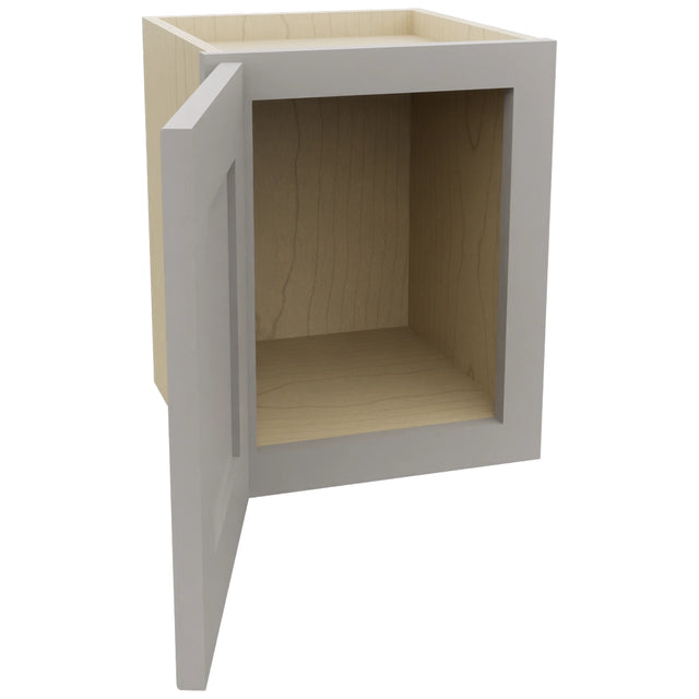 Fabuwood Galaxy Nickel W1215 Wall Standard Cabinet, Open View