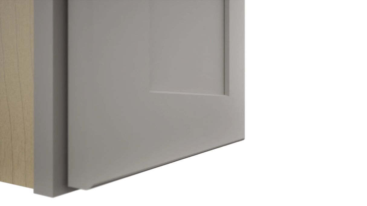 Fabuwood Galaxy Nickel W1218 Wall Standard Cabinet, Detail View