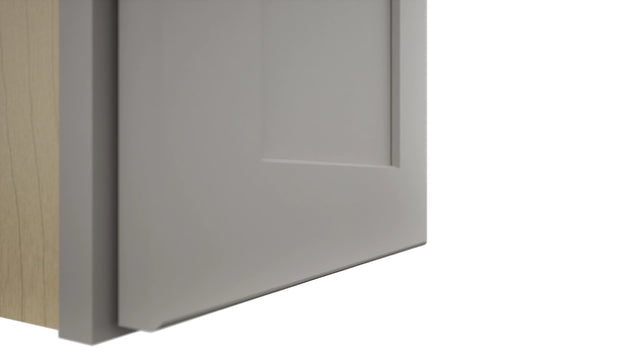 Fabuwood Galaxy Nickel W1218 Wall Standard Cabinet, Detail View