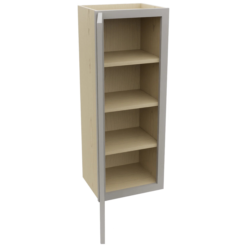Fabuwood Galaxy Nickel W1539 Wall Standard Cabinet, Open View