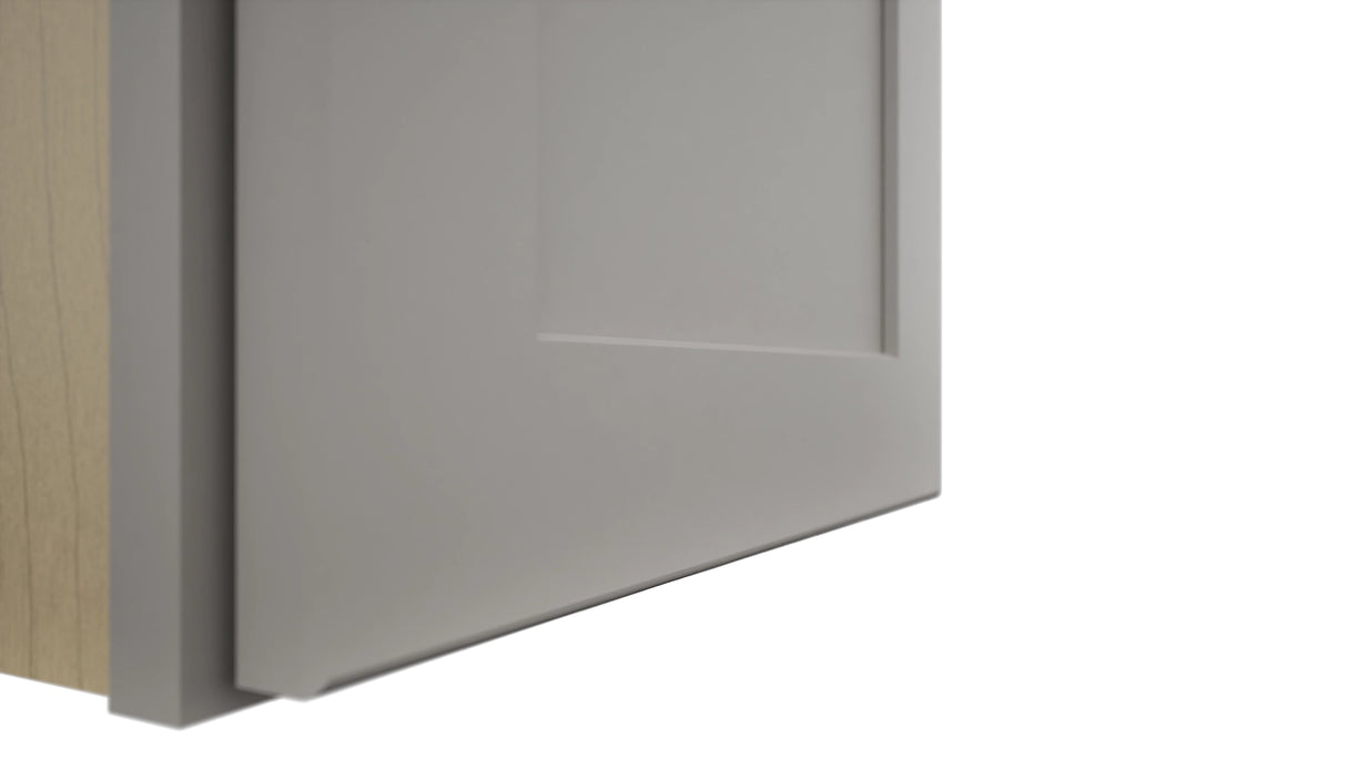 Fabuwood Galaxy Nickel W1539 Wall Standard Cabinet, Detail View