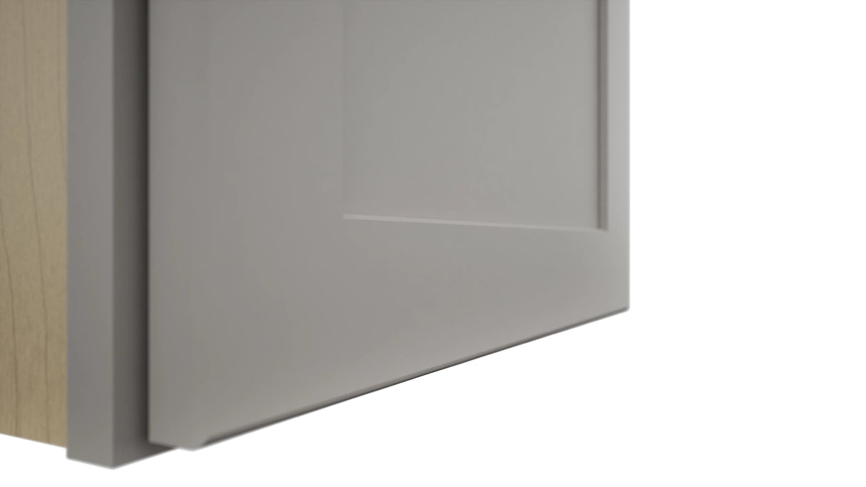 Fabuwood Galaxy Nickel W1818 Wall Standard Cabinet, Detail View
